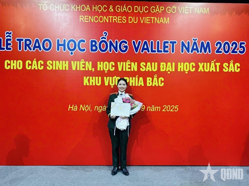 Thượng sĩ Lê Vũ Lam Điền - Gương mặt trẻ triển vọng toàn quân năm 2025