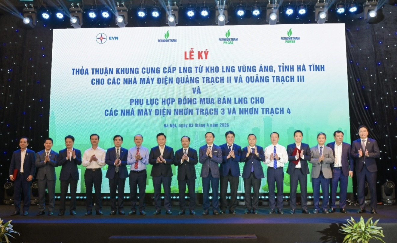 PV GAS ký kết các thỏa thuận LNG quy mô lớn, mở rộng hạ tầng cung ứng khí cho các trung tâm điện lực trọng điểm