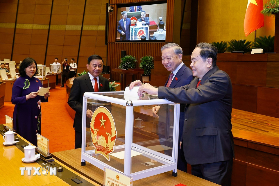 Đồng chí Trần Thanh Mẫn được Quốc hội bầu giữ chức Chủ tịch Quốc hội khóa XVI