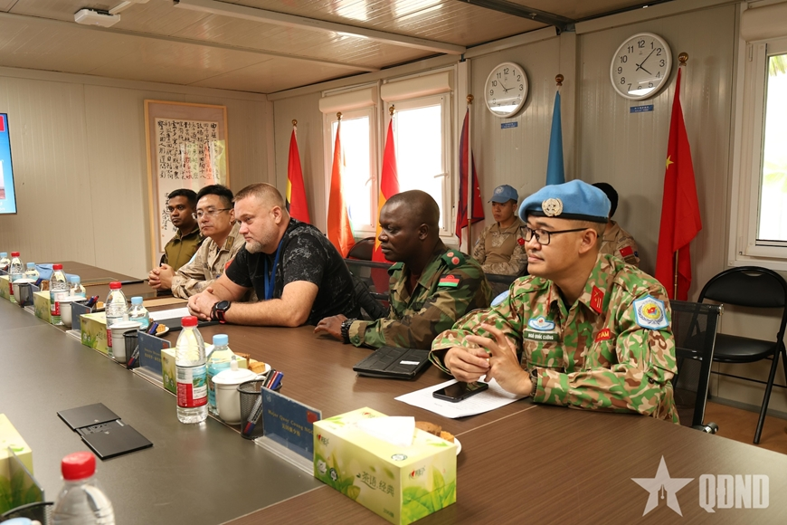 Sĩ quan tham mưu tác chiến Việt Nam ở Abyei