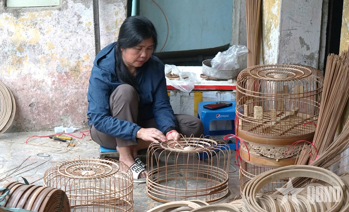 Nét đẹp nghề làm lồng chim ở làng Vác