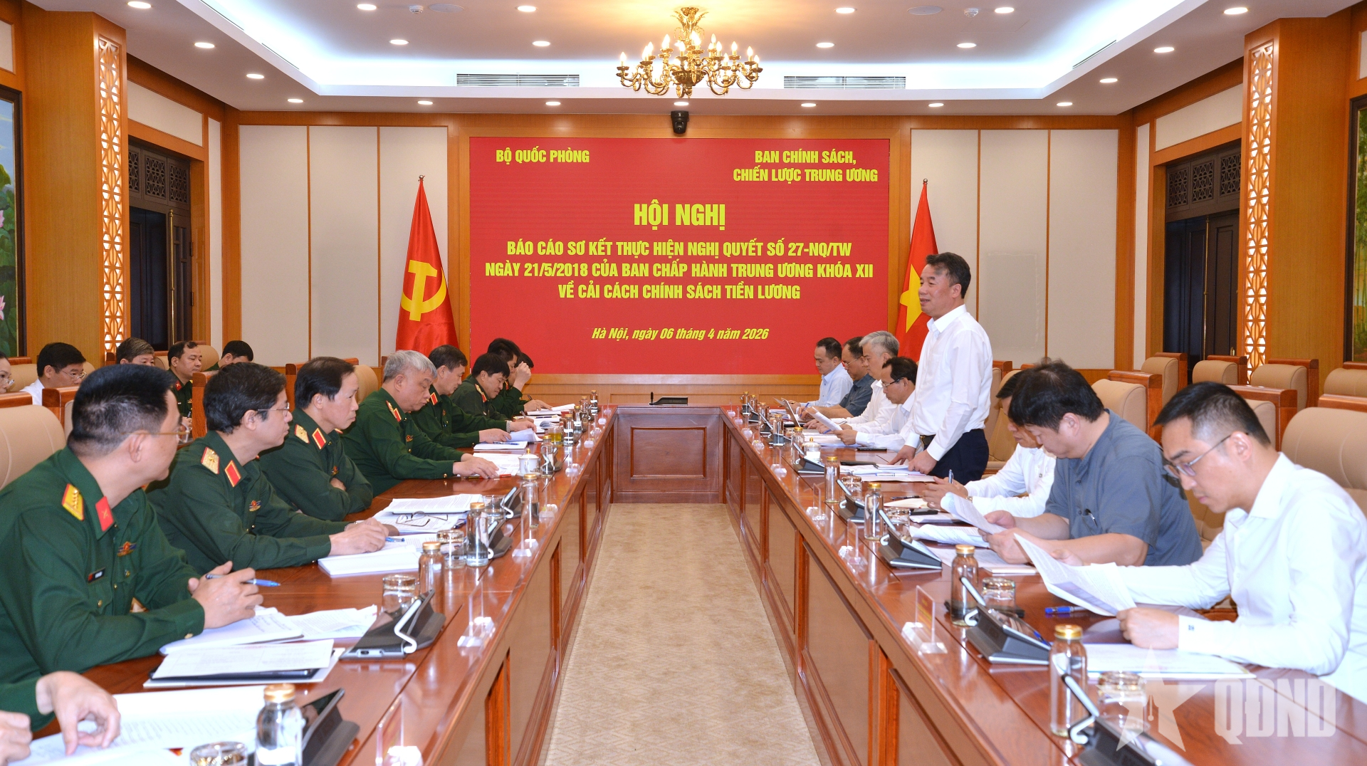 Cải cách tiền lương quân đội tương xứng với nhiệm vụ trong tình hình mới