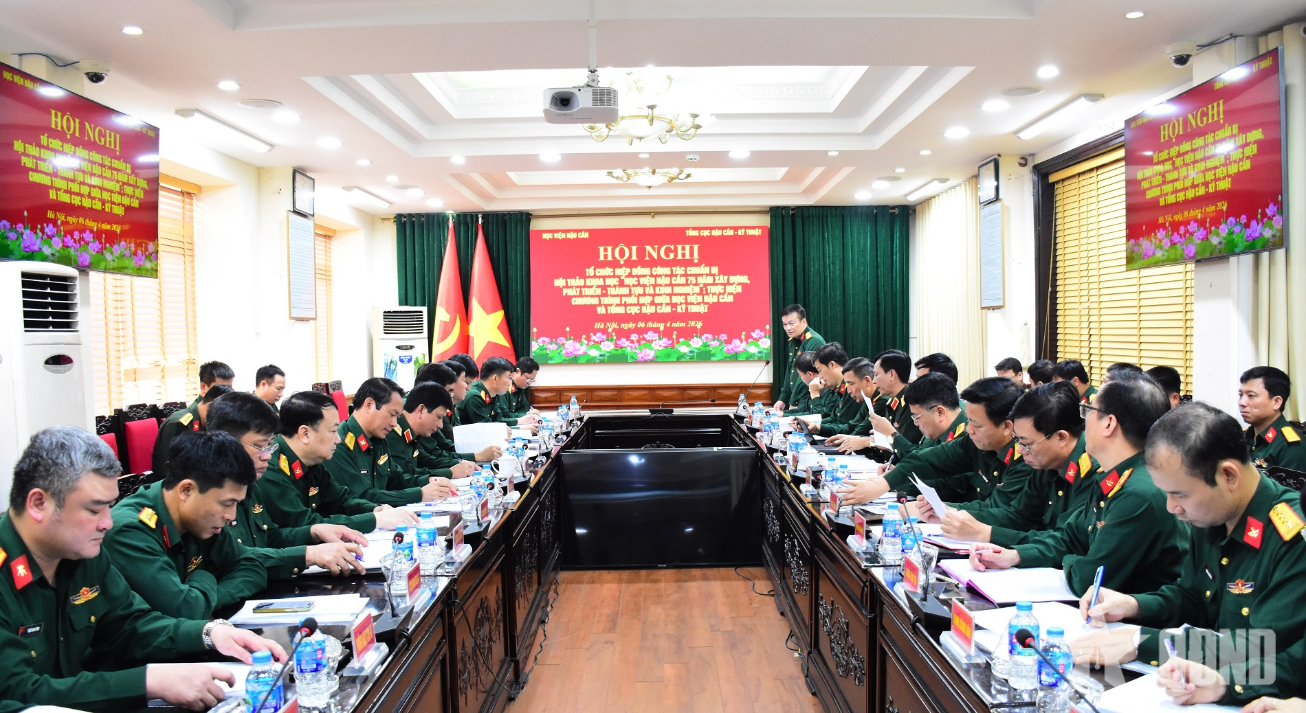 Tăng cường phối hợp hoạt động giữa Tổng cục Hậu cần - Kỹ thuật với Học viện Hậu cần