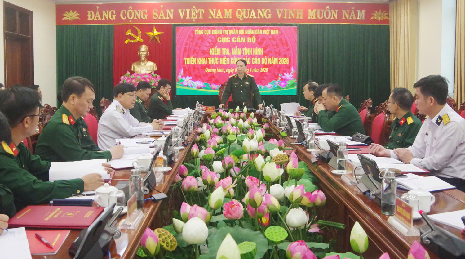 Cục Cán bộ kiểm tra, nắm tình hình thực hiện công tác cán bộ tại Quảng Ninh