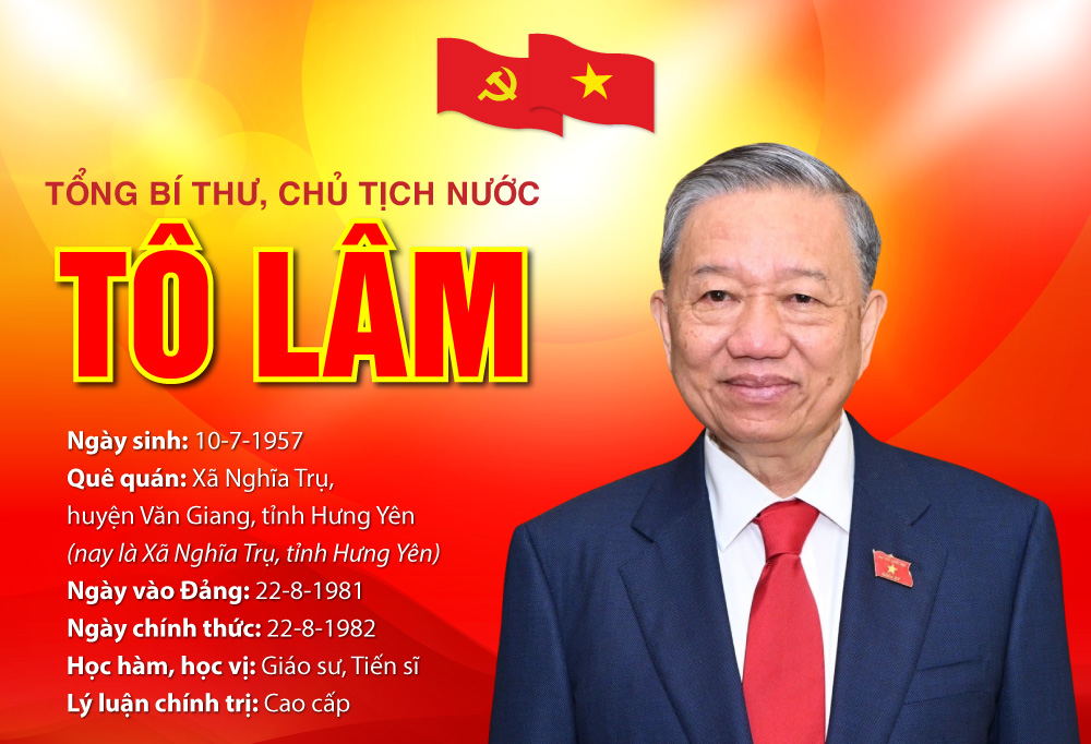 Tiểu sử đồng chí Tổng Bí thư, Chủ tịch nước Tô Lâm