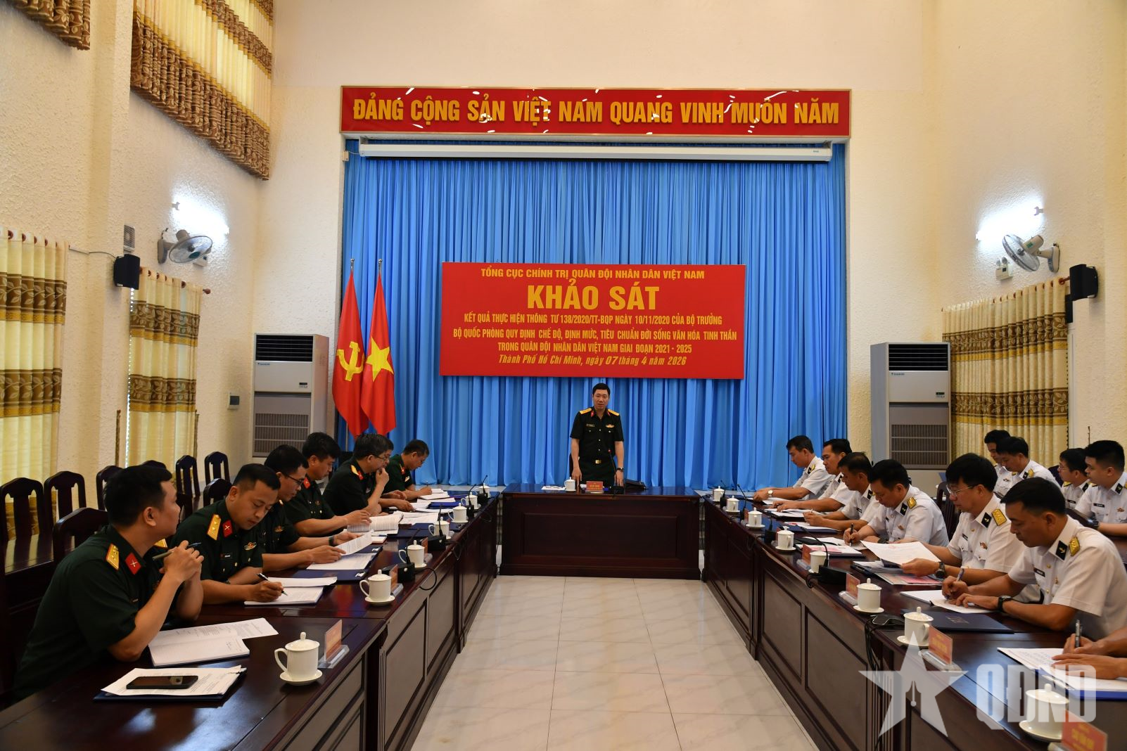 Tổng cục Chính trị khảo sát chế độ, định mức đời sống văn hóa tinh thần tại Lữ đoàn 171

