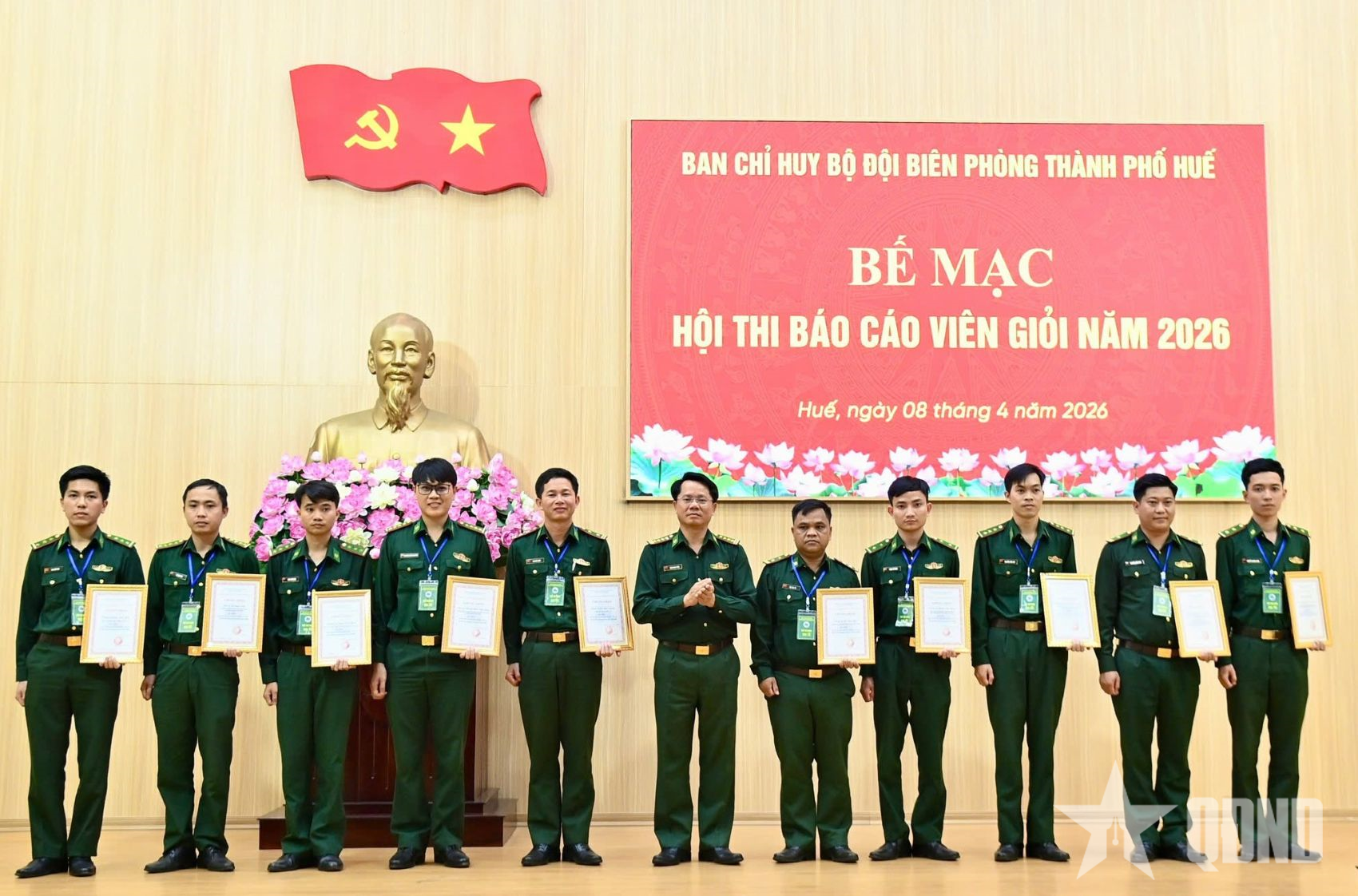 Bộ đội Biên phòng TP Huế tổ chức Hội thi Báo cáo viên giỏi