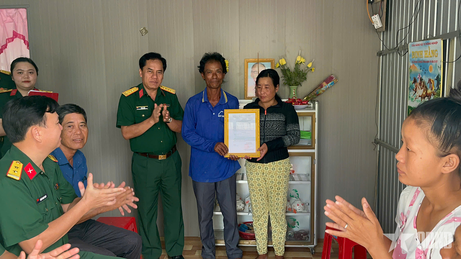 An Giang: Bàn giao 3 căn nhà đại đoàn kết dịp Tết quân dân mừng Chol Chnam Thmay 2026