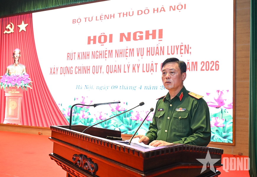 Bộ tư lệnh Thủ đô Hà Nội tập trung nâng cao chất lượng huấn luyện, quản lý kỷ luật