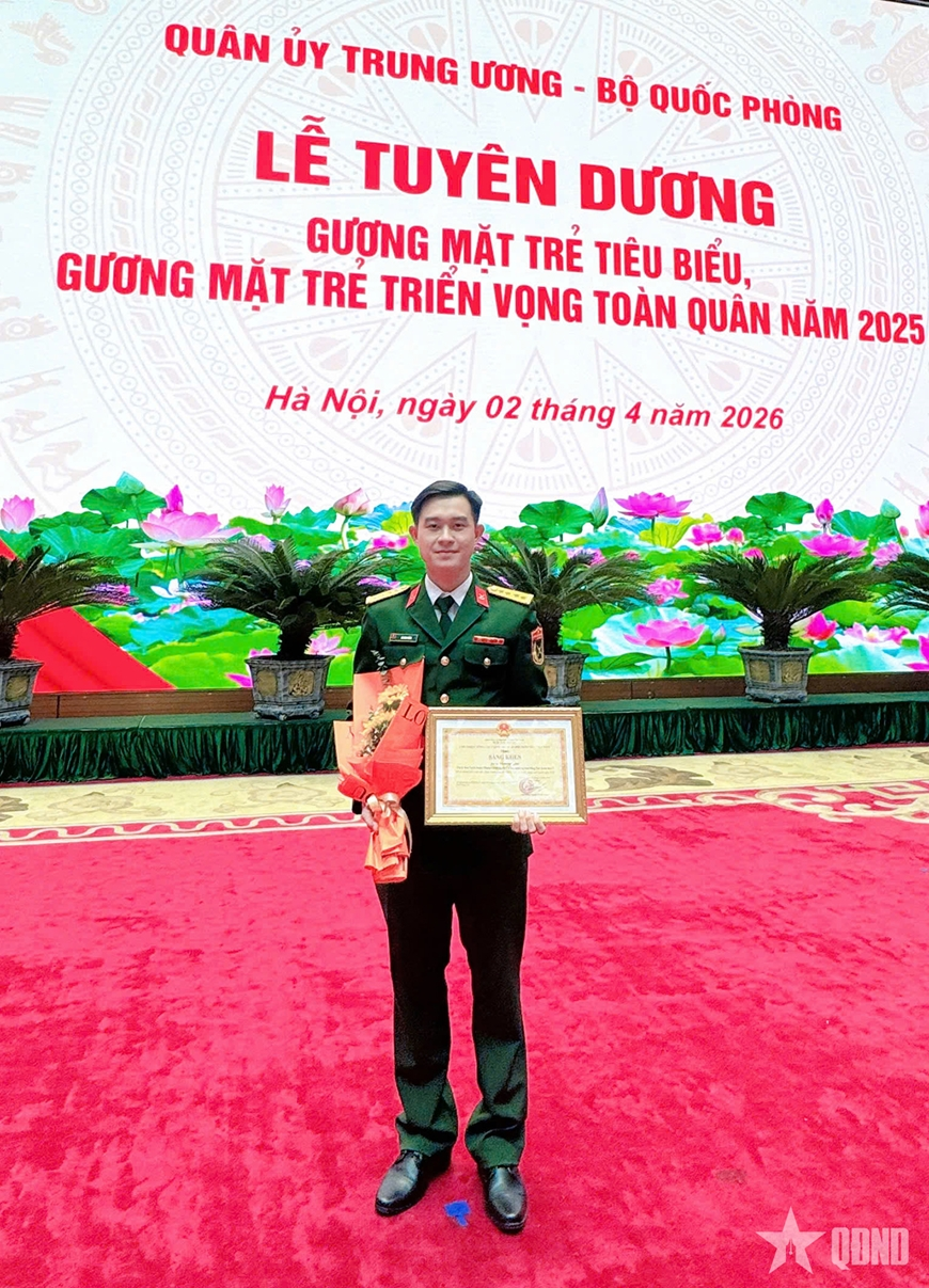 Đại úy Võ Đình Hùng - Gương mặt trẻ triển vọng toàn quân