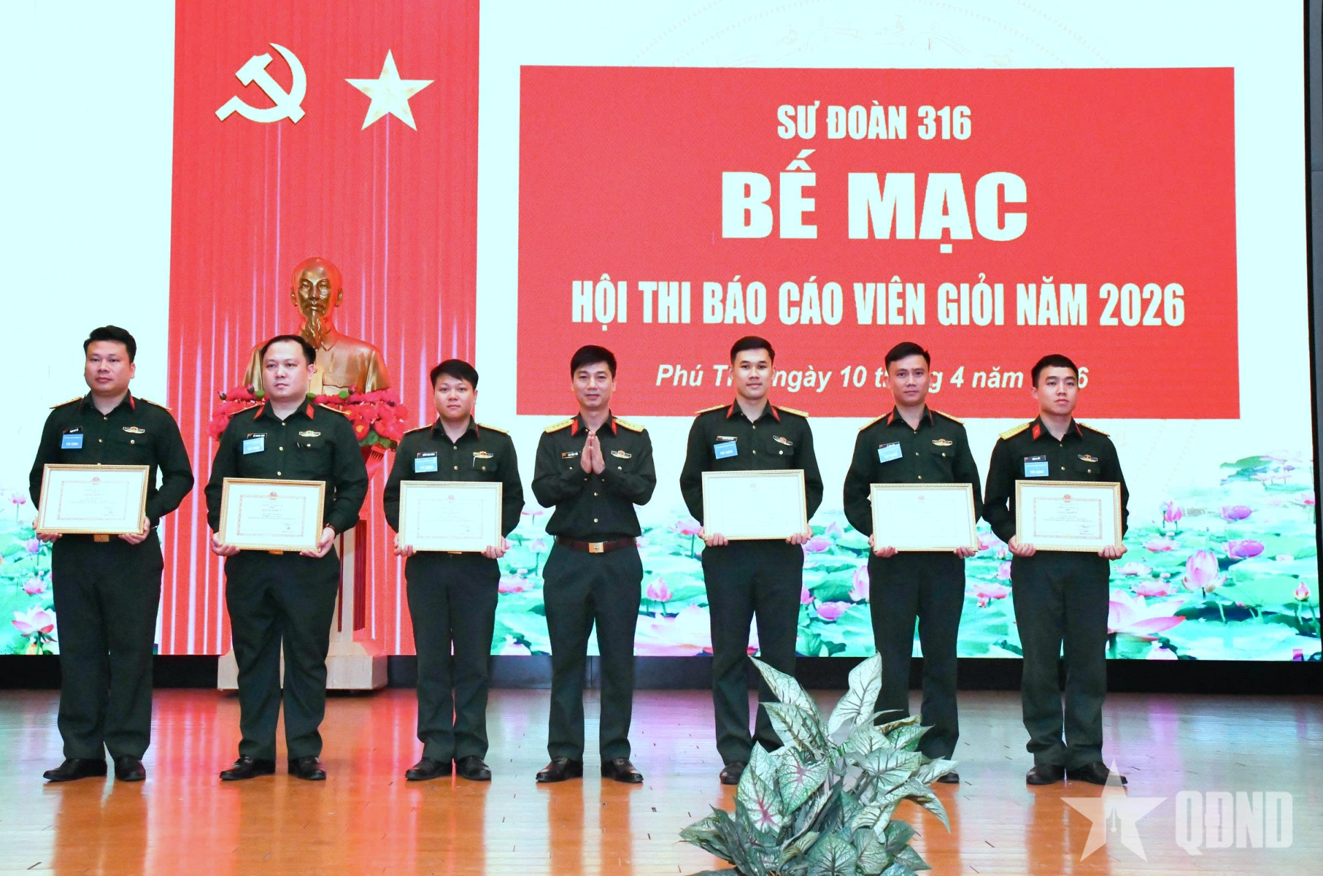 Sư đoàn 316 tổ chức thành công Hội thi Báo cáo viên giỏi năm 2026