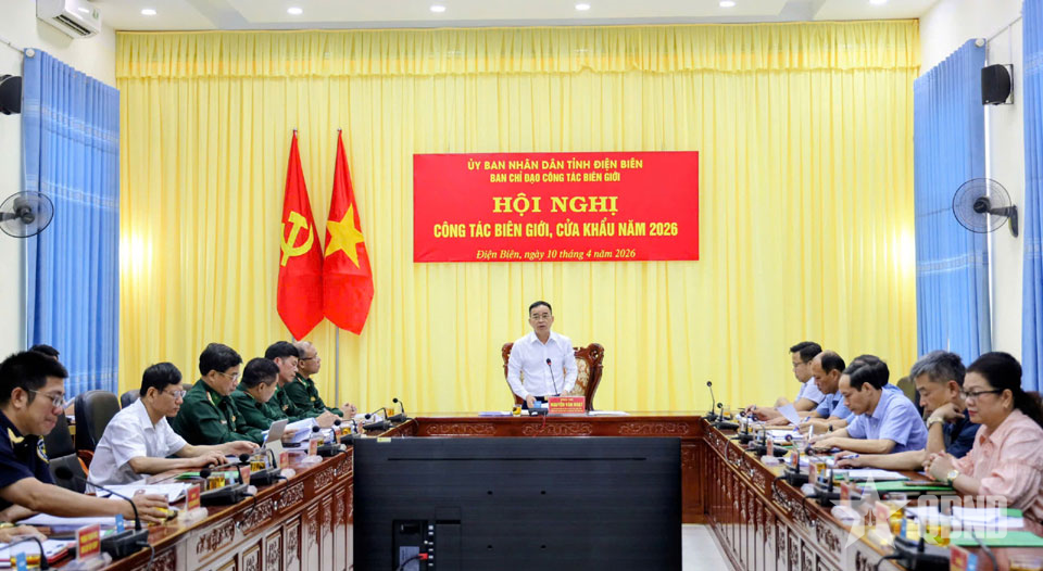 Điện Biên: Tiếp tục thực hiện tốt nhiệm vụ quản lý, bảo vệ biên giới, cửa khẩu