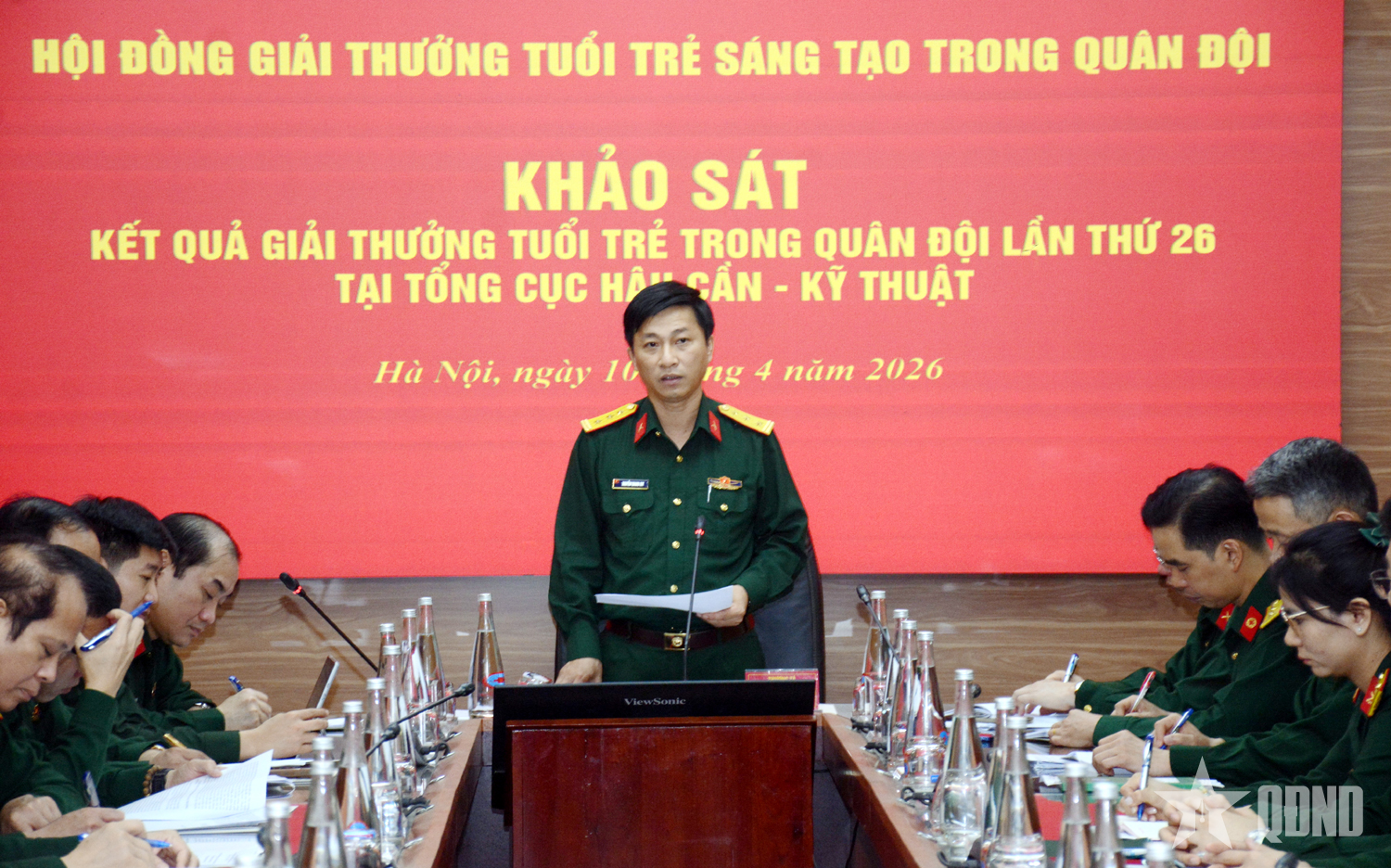 Tổng cục Hậu cần - Kỹ thuật: Nhiều công trình nghiên cứu của tuổi trẻ có tính ứng dụng cao