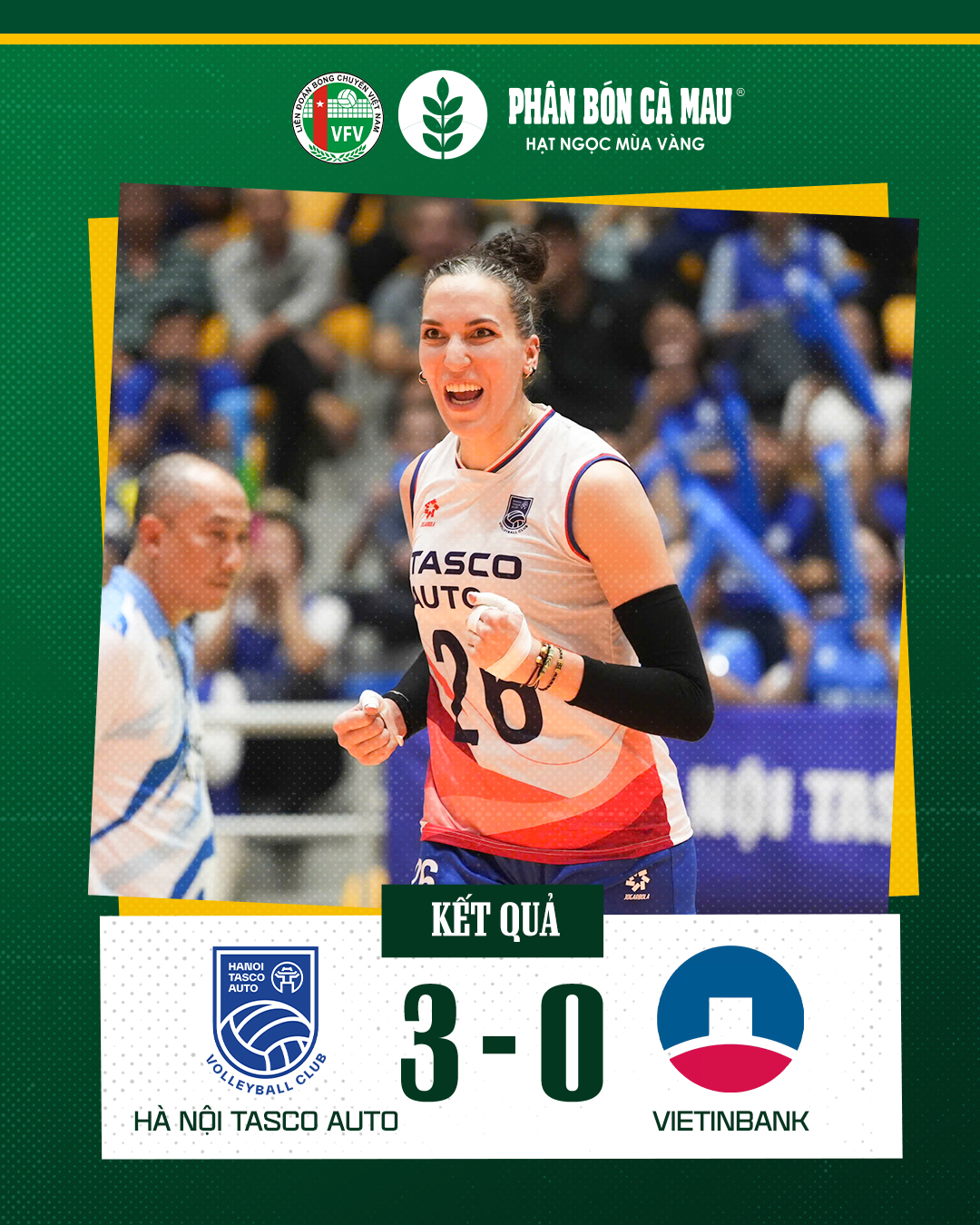 Tân binh Hà Nội Tasco Auto tạo bất ngờ tại giải bóng chuyền quốc gia

