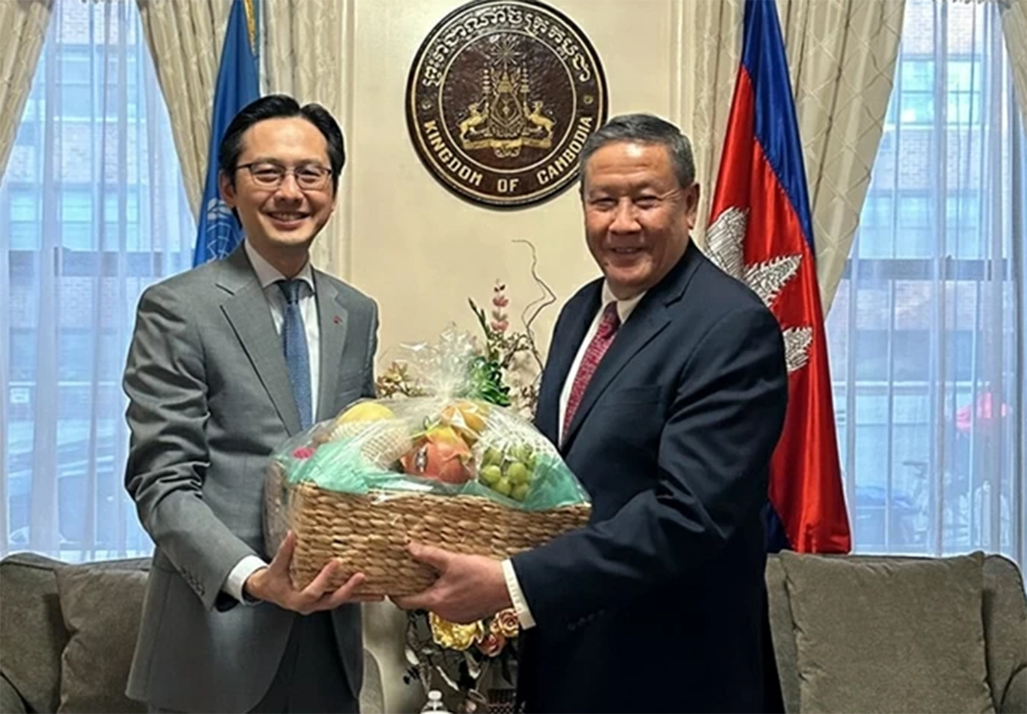 Phái đoàn Thường trực Việt Nam tại Liên hợp quốc chung vui Tết cổ truyền của Lào và Campuchia