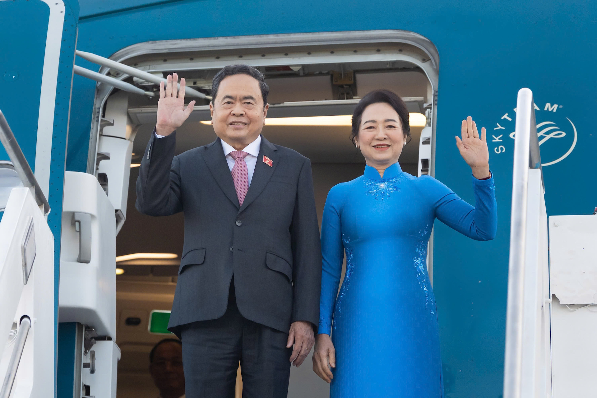 Chủ tịch Quốc hội Trần Thanh Mẫn tới Rome, bắt đầu chuyến thăm chính thức Italy