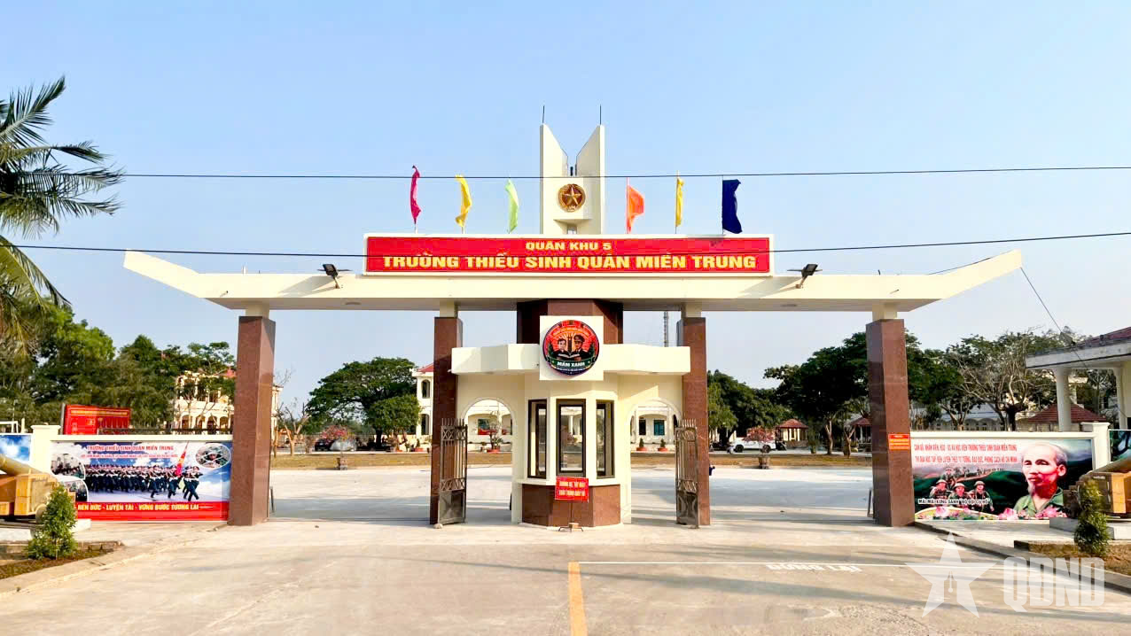 Trường Thiếu sinh quân miền Trung – nơi ươm mầm ước mơ