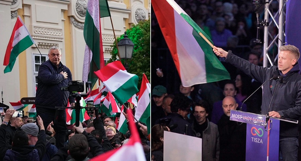 Hungary tổng tuyển cử: Cạnh tranh gay gắt giữa đảng của đương kim Thủ tướng Viktor Orbán và đảng  
đối lập
