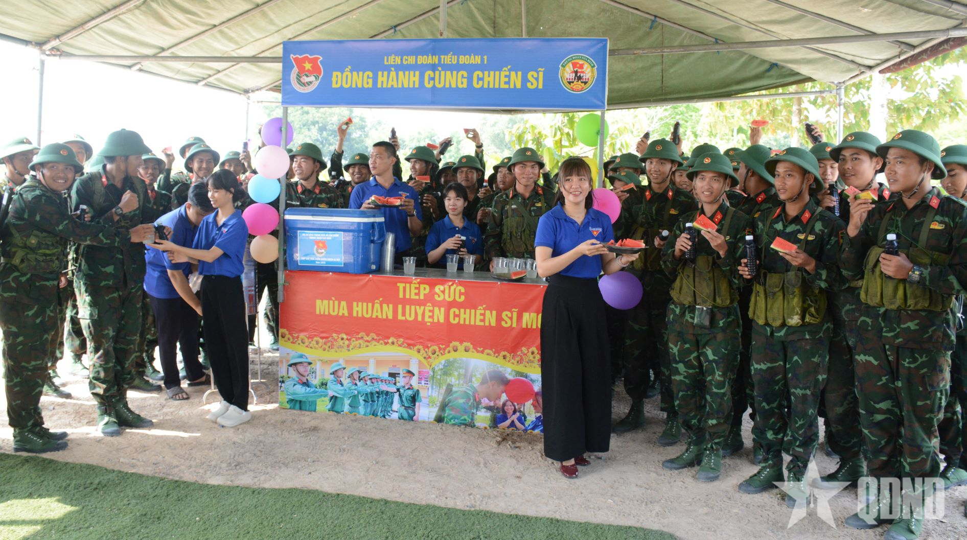 Tiếp sức huấn luyện mùa nắng nóng