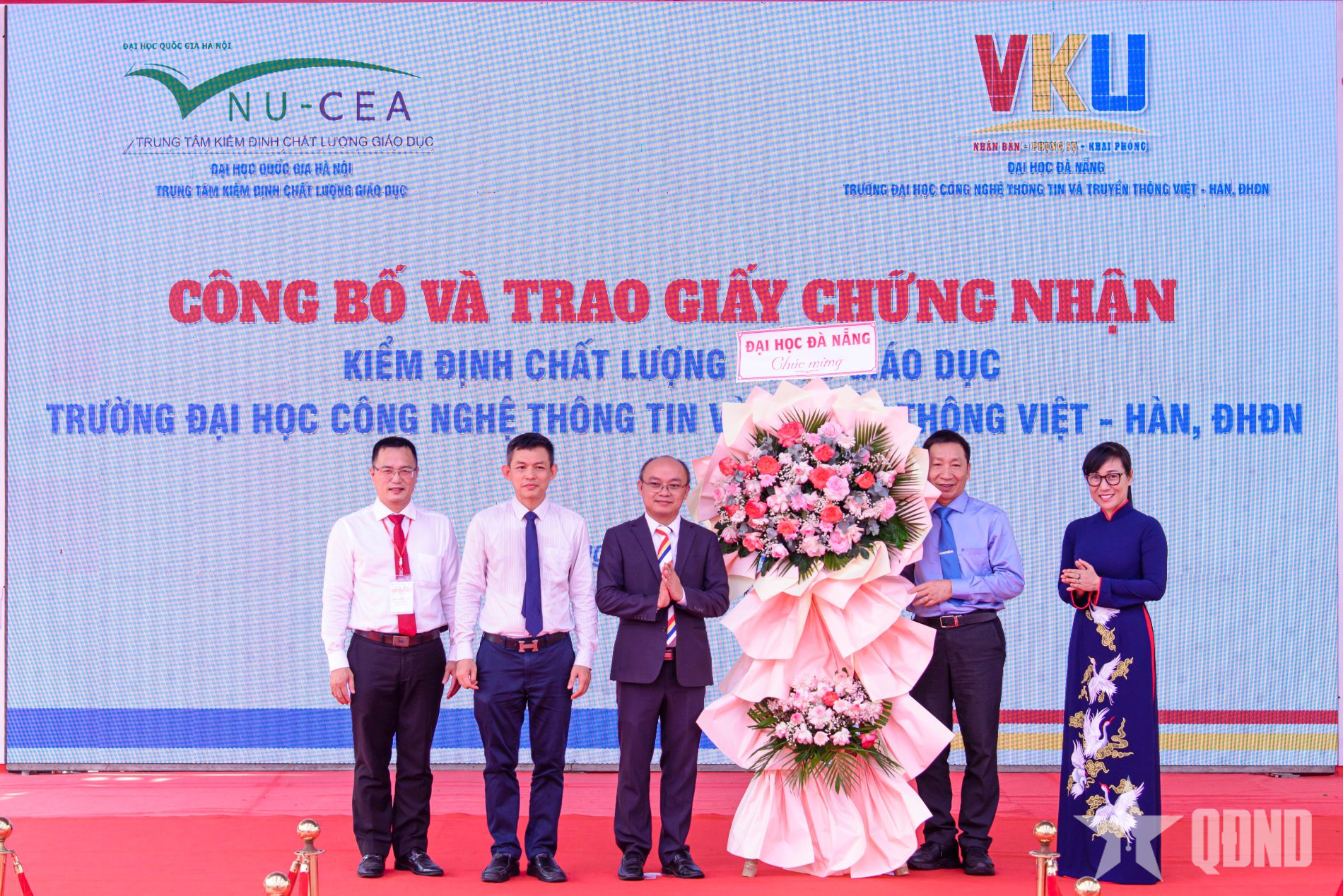 Trường Đại học Công nghệ thông tin và Truyền thông Việt - Hàn đạt chuẩn kiểm định chất lượng cơ sở giáo dục
