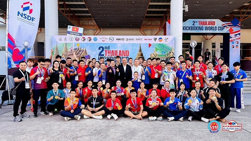 Kickboxing Việt Nam giành 32 huy chương vàng thế giới