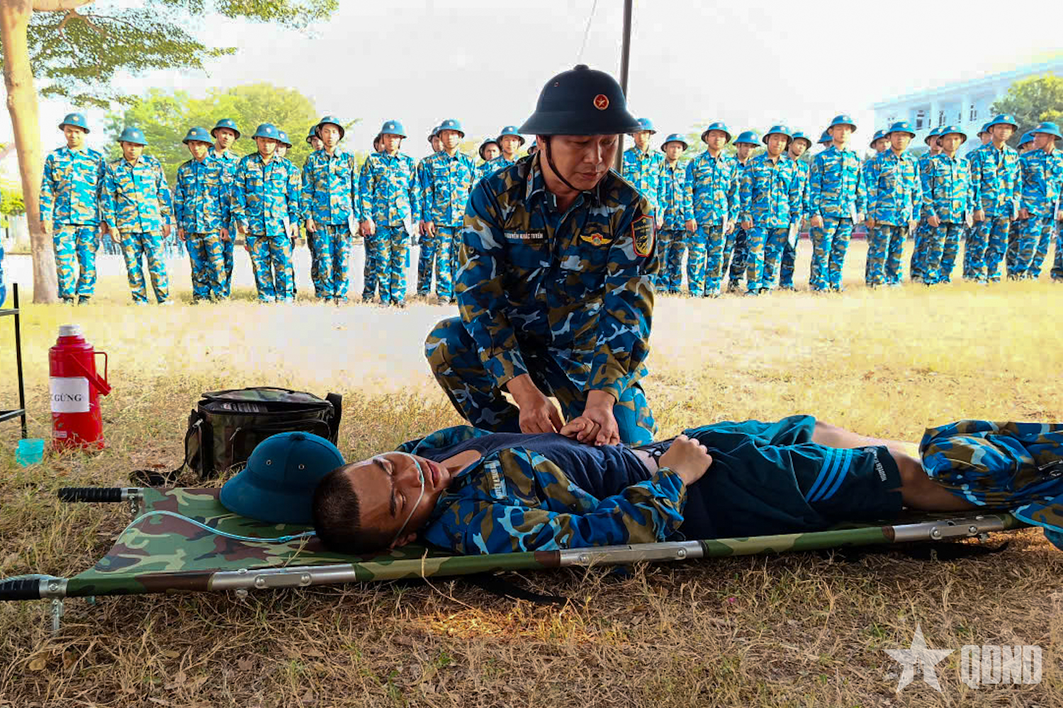 Chủ động phòng, chống say nóng, say nắng cho bộ đội