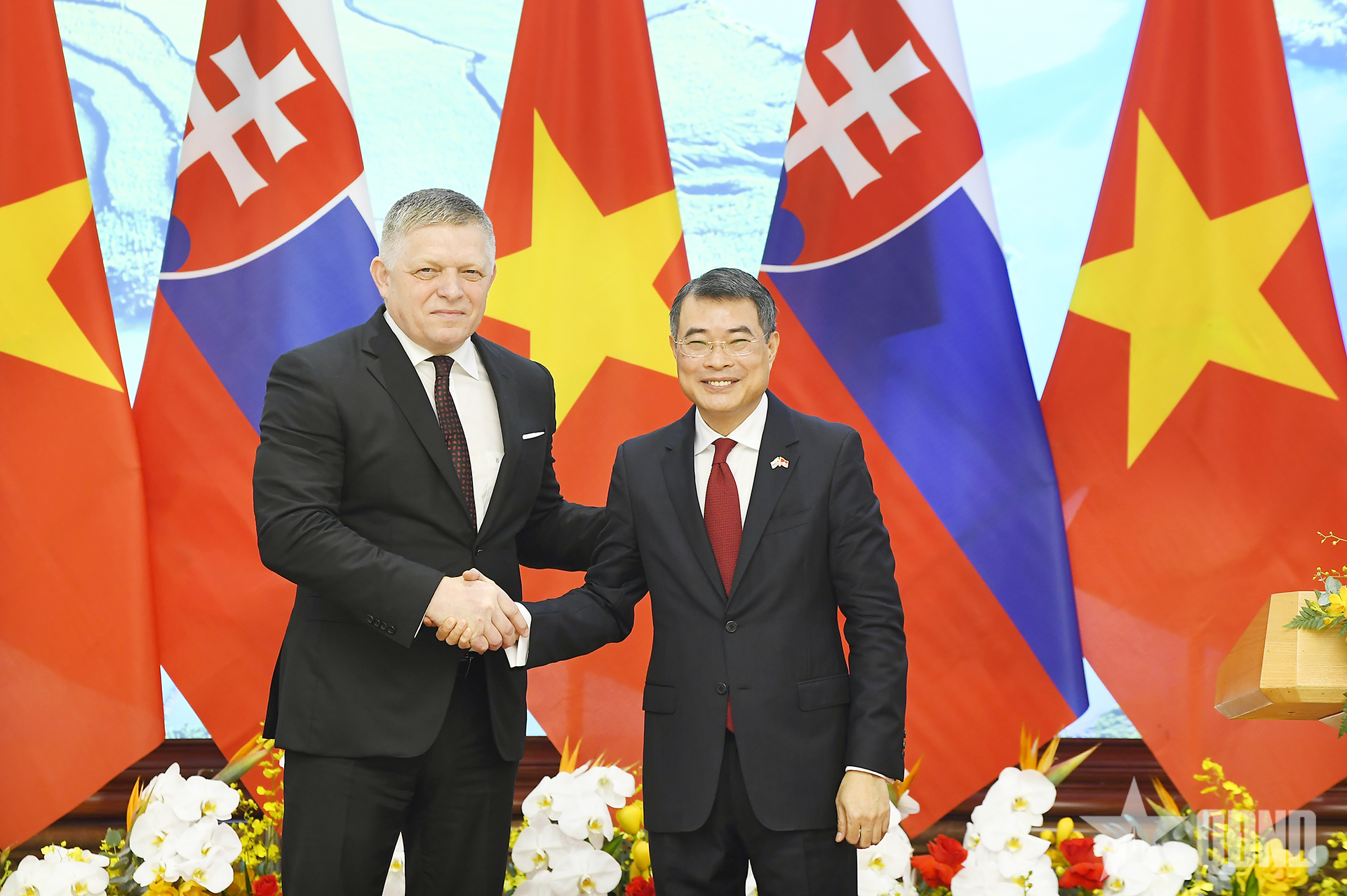 Thủ tướng Lê Minh Hưng hội đàm với Thủ tướng Slovakia