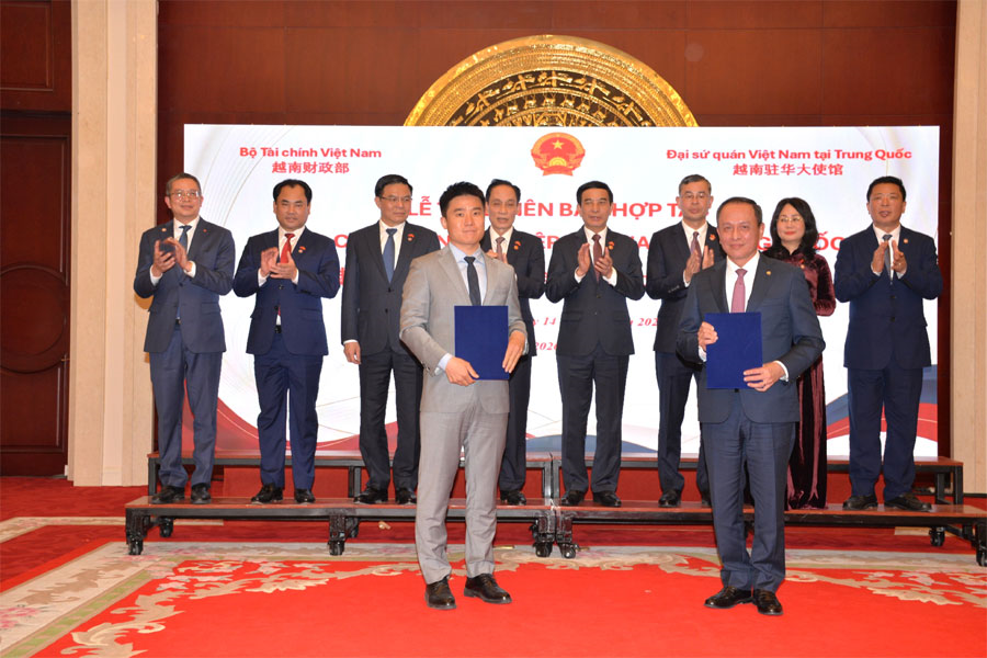 Lễ trao biên bản hợp tác giữa các doanh nghiệp Việt Nam – Trung Quốc