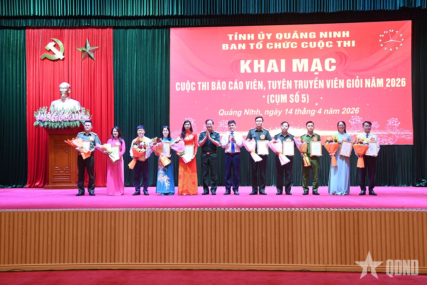 Quảng Ninh: Khai mạc cuộc thi báo cáo viên, tuyên truyền viên giỏi năm 2026 (Cụm số 5)