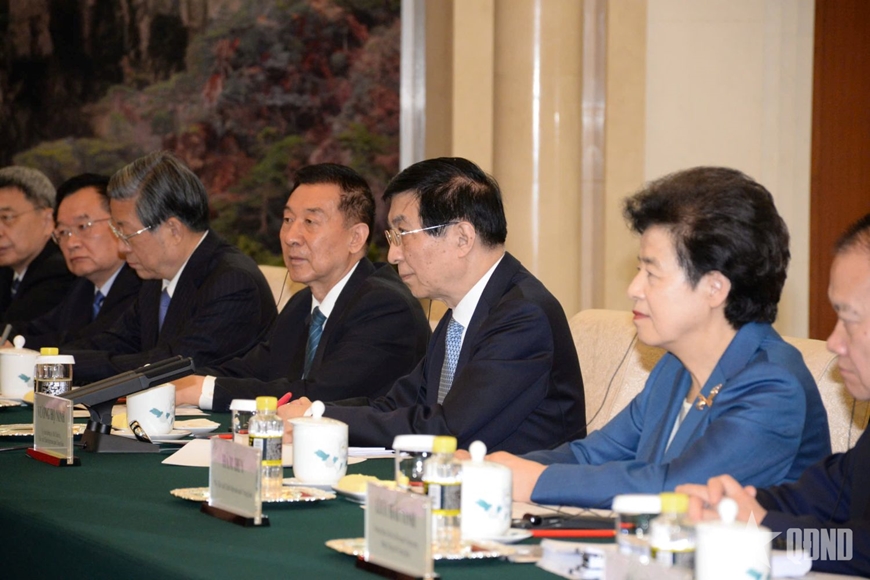 Tổng Bí thư, Chủ tịch nước Tô Lâm hội kiến Chủ tịch Chính hiệp toàn quốc Trung Quốc Vương Hộ Ninh