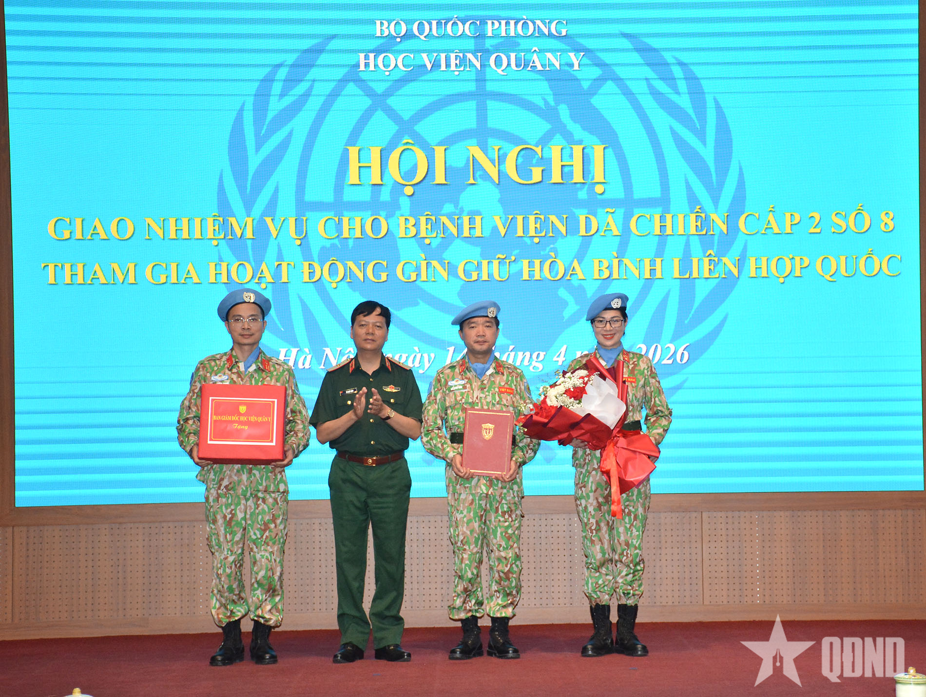 Học viện Quân y giao nhiệm vụ cho Bệnh viện dã chiến cấp 2 số 8