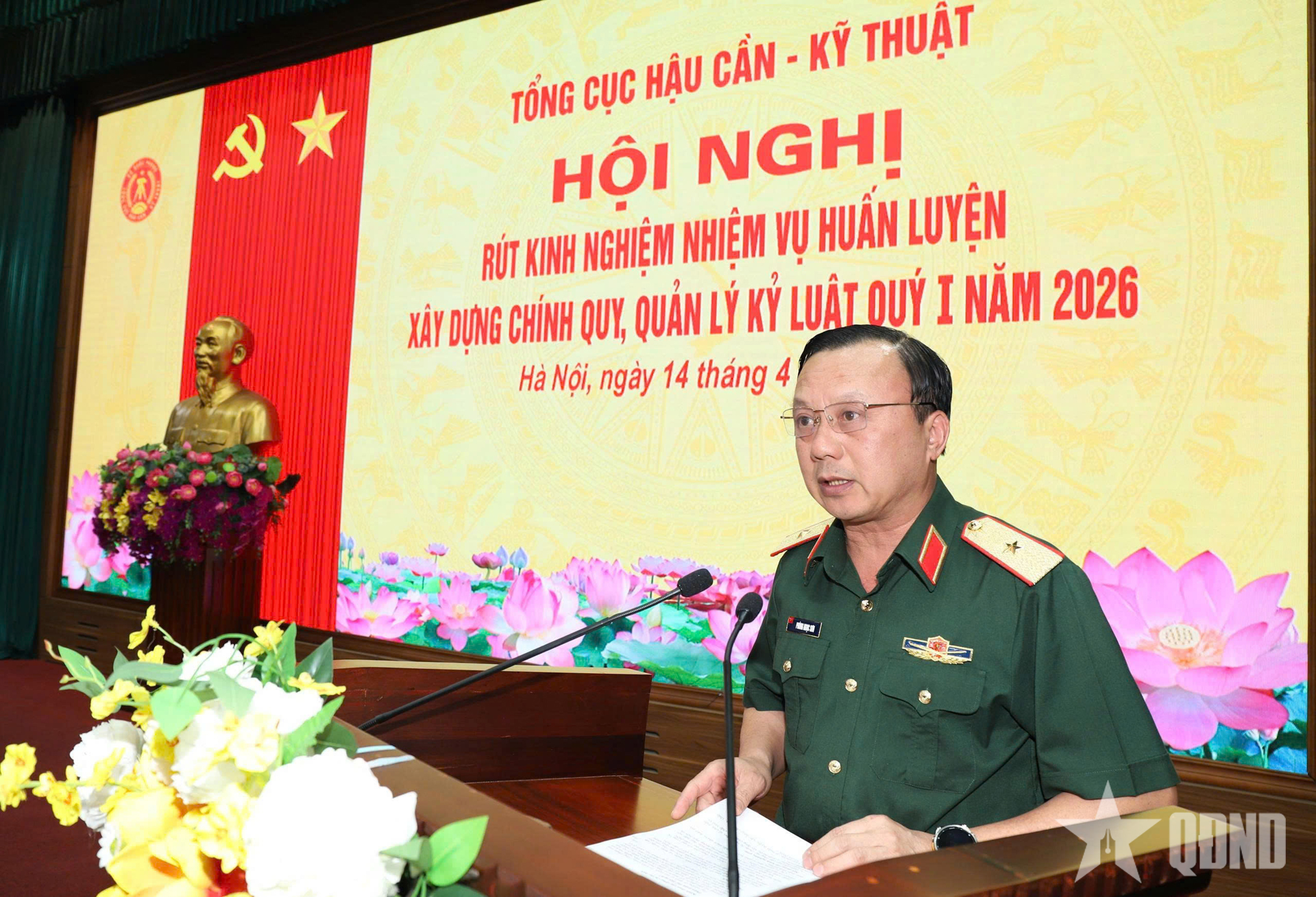 Tổng cục Hậu cần - Kỹ thuật rút kinh nghiệm công tác huấn luyện quý I năm 2026