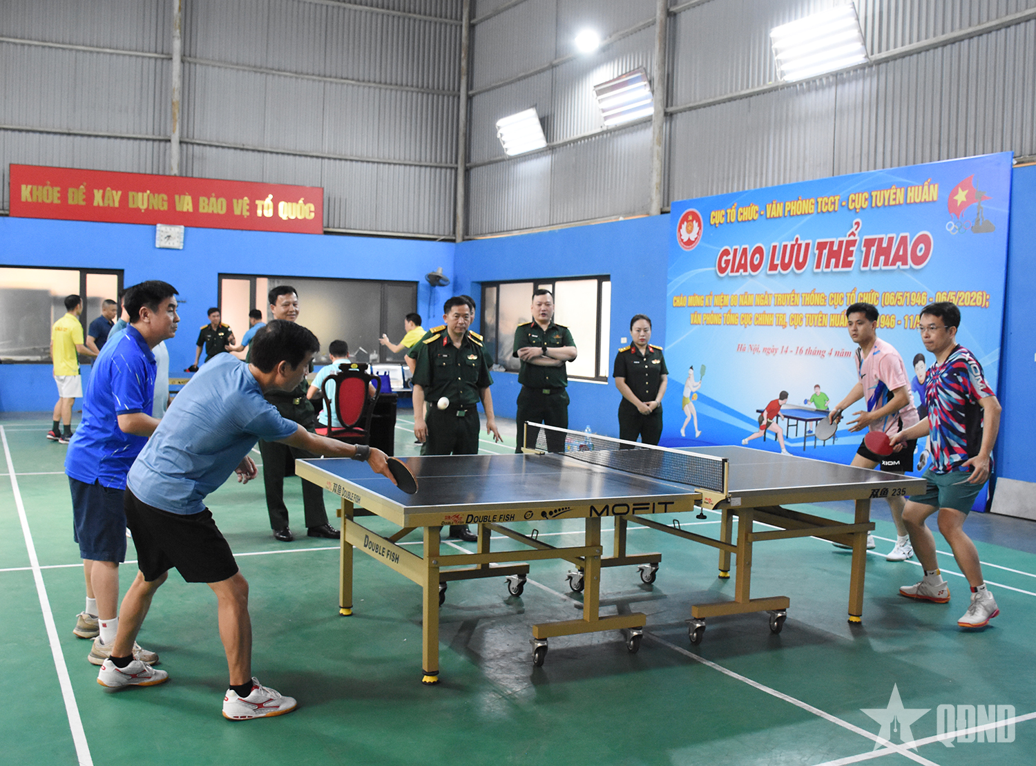 Giao lưu thể thao chào mừng kỷ niệm 80 năm Ngày truyền thống 3 cơ quan thuộc Tổng cục Chính trị

