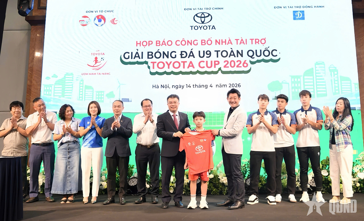 35 đội tranh tài Giải bóng đá U9 toàn quốc Toyota Cup 2026

