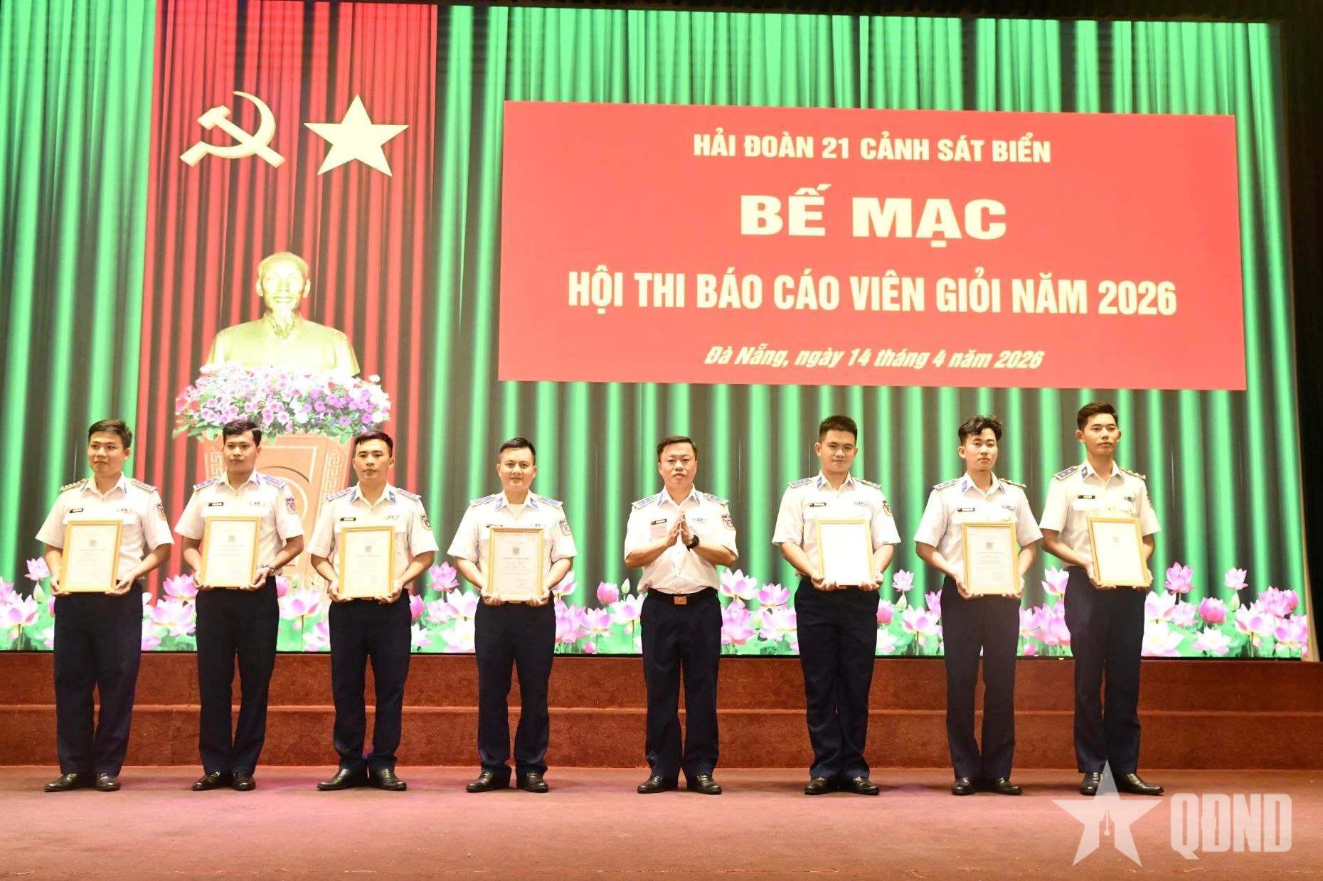 Sôi nổi hội thi Báo cáo viên giỏi ở Hải đoàn 21