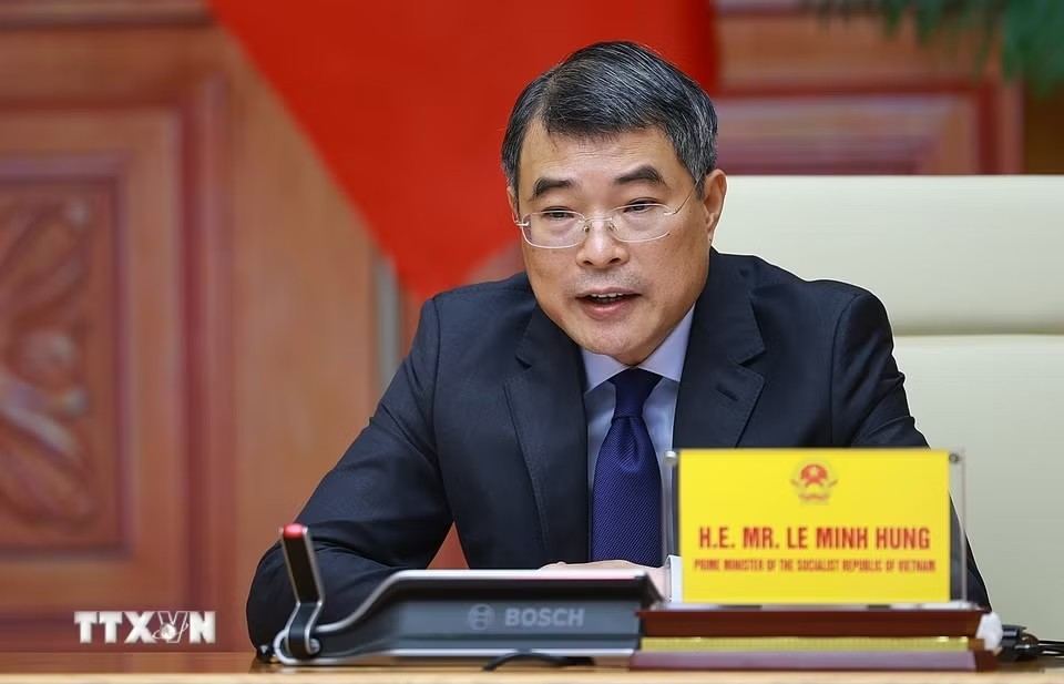 Thủ tướng Lê Minh Hưng đề xuất 3 định hướng hợp tác chính tại Hội nghị AZEC mở rộng