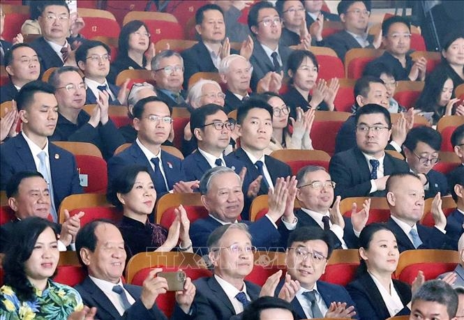 Tổng Bí thư, Chủ tịch nước Tô Lâm dự Chương trình nghệ thuật hữu nghị Việt Nam -Trung Quốc