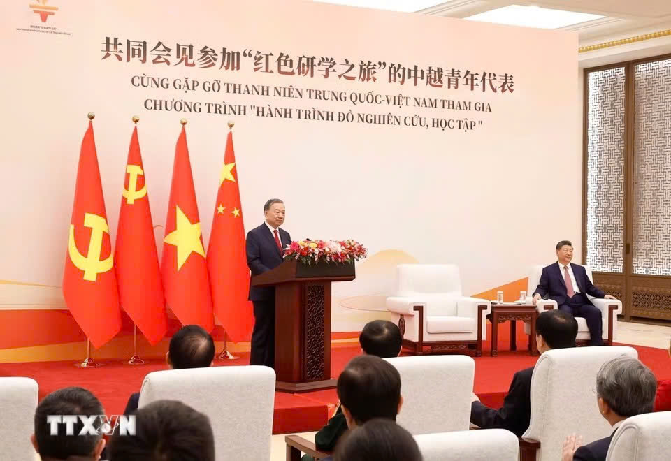Phát biểu của Tổng Bí thư, Chủ tịch nước Tô Lâm tại cuộc gặp gỡ thanh niên tham gia “Hành trình đỏ nghiên cứu, học tập”