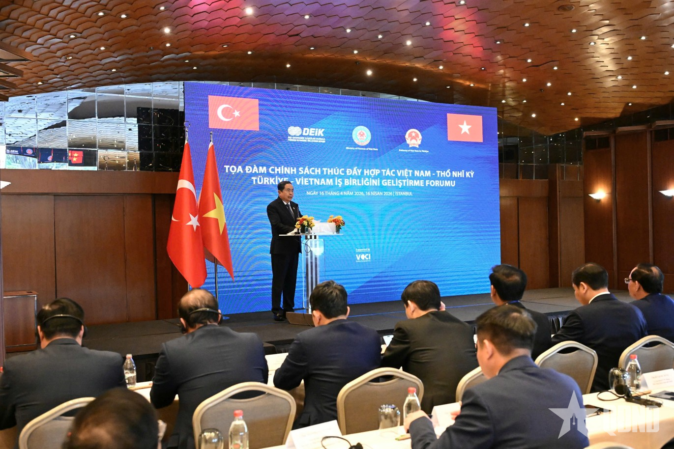 Chủ tịch Quốc hội Trần Thanh Mẫn dự Tọa đàm chính sách thúc đẩy hợp tác Việt Nam - Thổ Nhĩ Kỳ