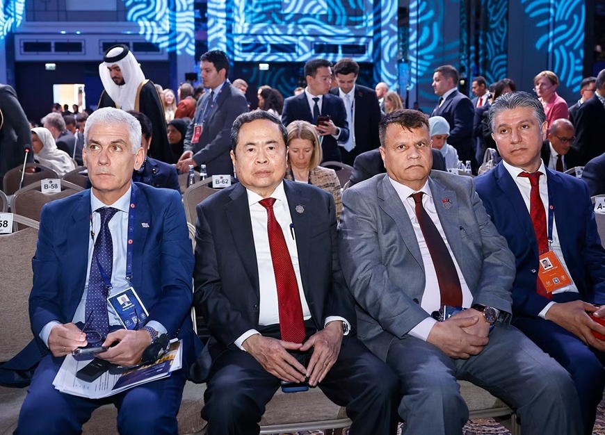 Chủ tịch Quốc hội Trần Thanh Mẫn dự Lễ khai mạc Đại hội đồng Liên minh Nghị viện thế giới lần thứ 152