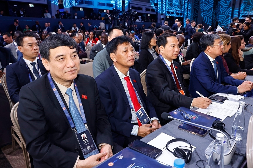 Chủ tịch Quốc hội Trần Thanh Mẫn dự Lễ khai mạc Đại hội đồng Liên minh Nghị viện thế giới lần thứ 152