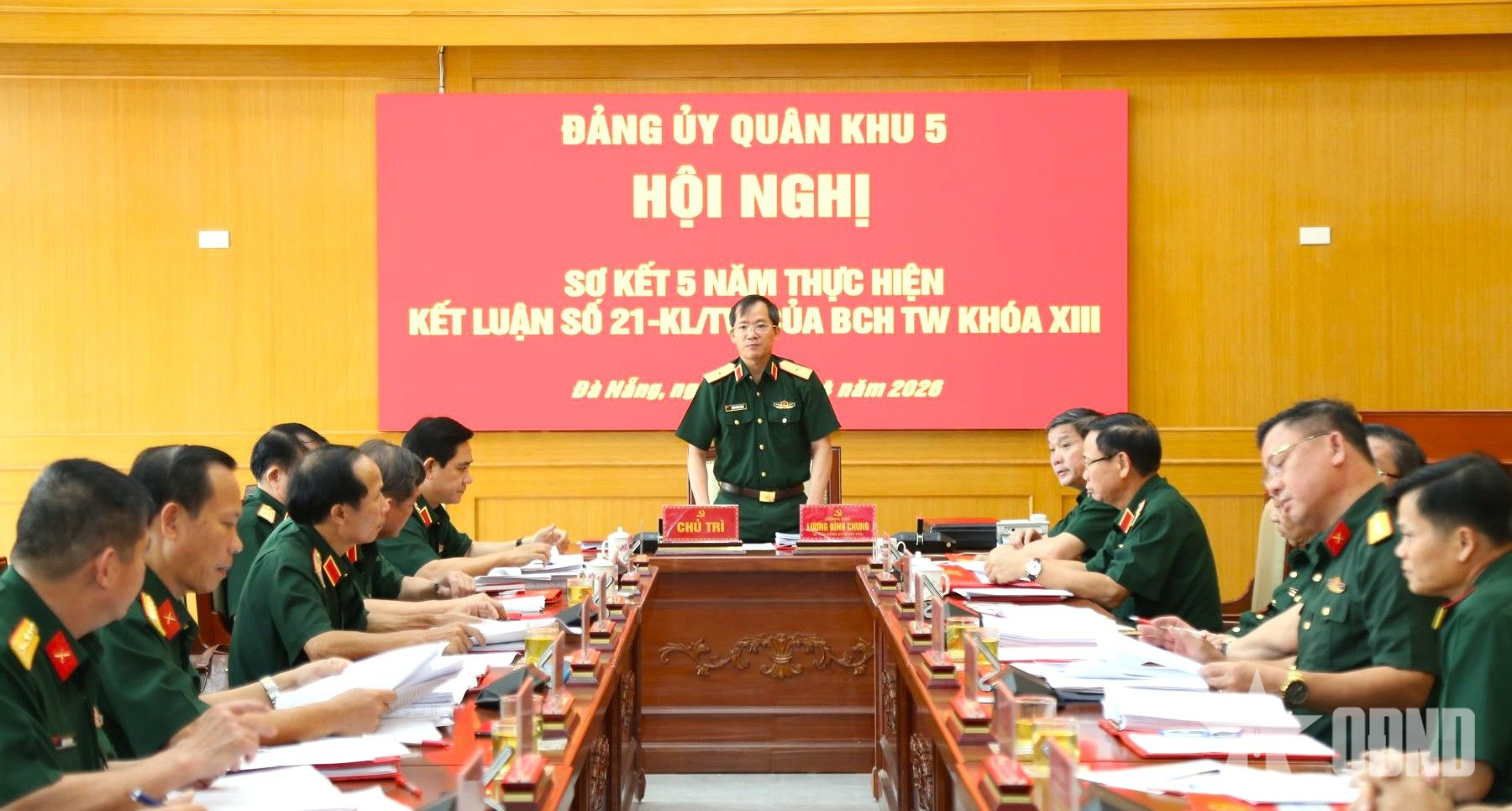 Đảng ủy Quân khu 5 tập trung nâng cao năng lực lãnh đạo, sức chiến đấu của cấp ủy, tổ chức đảng