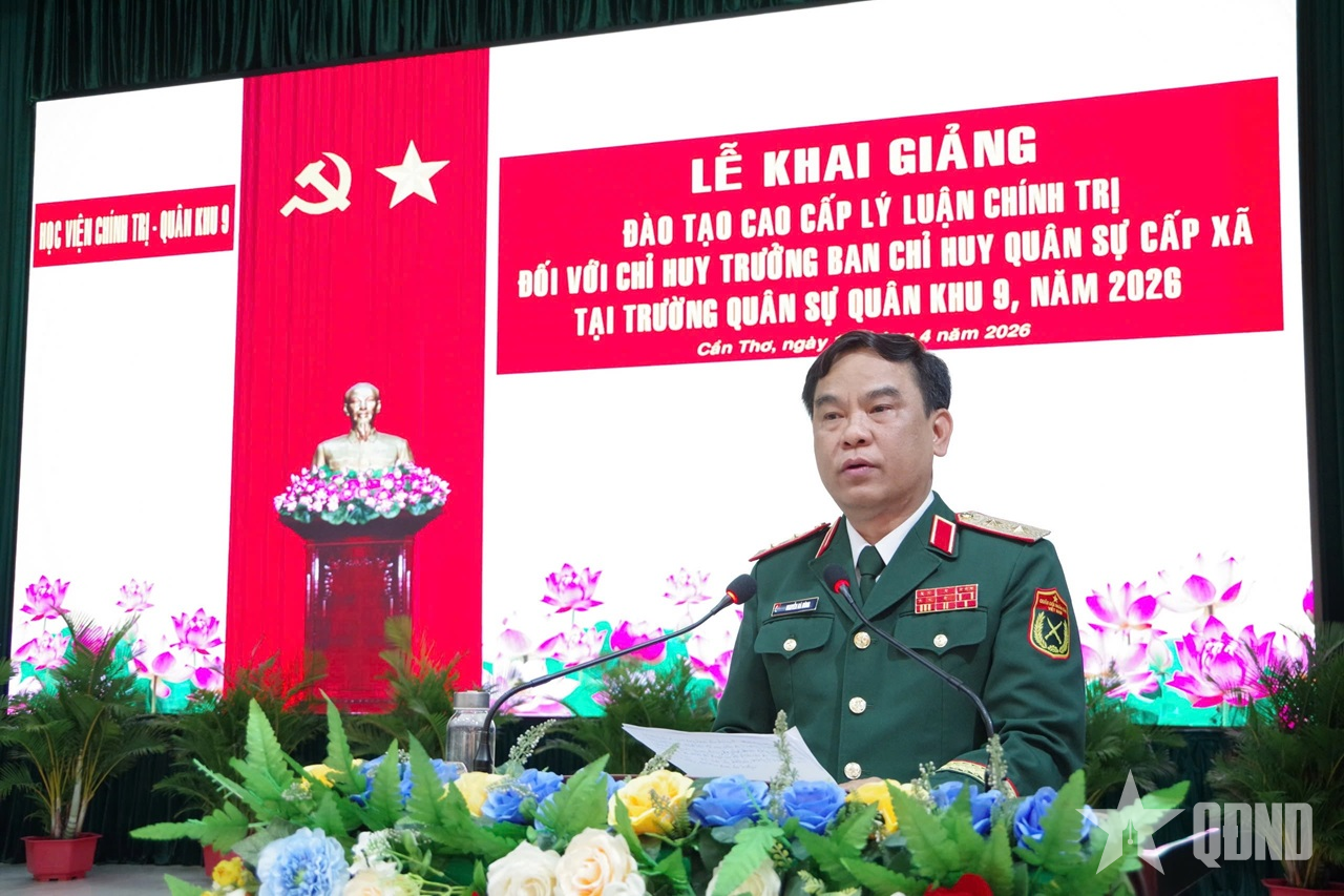 Học viện Chính trị: Khai giảng lớp đào tạo cao cấp lý luận chính trị tại Trường Quân sự Quân khu 9