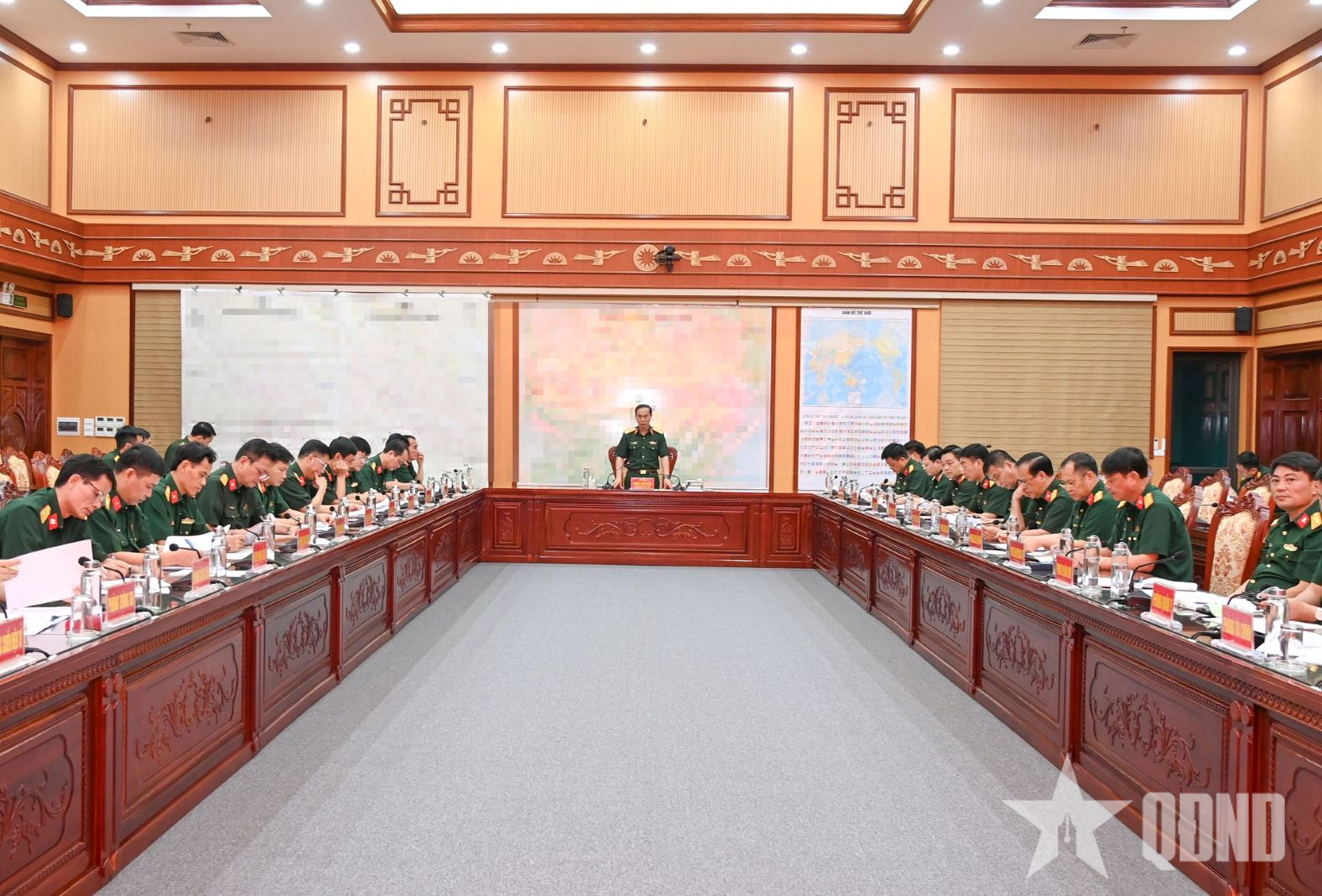 Quân khu 2 thông qua ý định diễn tập khu vực phòng thủ tỉnh Sơn La, Điện Biên

