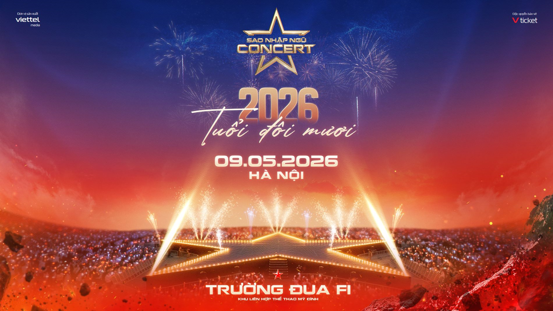 Sao nhập ngũ Concert 2026 gây sốt khi quy tụ hơn 20 nghệ sĩ hàng đầu Vbiz

