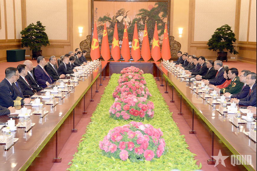 Tuy&ecirc;n bố chung giữa Việt Nam v&agrave; Trung Quốc về việc tiếp tục l&agrave;m s&acirc;u sắc quan hệ đối t&aacute;c hợp t&aacute;c chiến lược to&agrave;n diện, th&uacute;c đẩy x&acirc;y dựng Cộng đồng chia sẻ tương lai Việt Nam &ndash; Trung Quốc c&oacute; &yacute; nghĩa chiến lược ở mức độ cao hơn trong thời kỳ mới