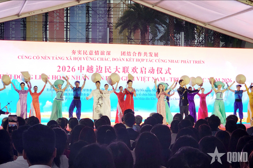 Tổng B&iacute; thư, Chủ tịch nước T&ocirc; L&acirc;m dự Lễ khởi động Li&ecirc;n hoan nh&acirc;n d&acirc;n bi&ecirc;n giới Việt Nam - Trung Quốc năm 2026