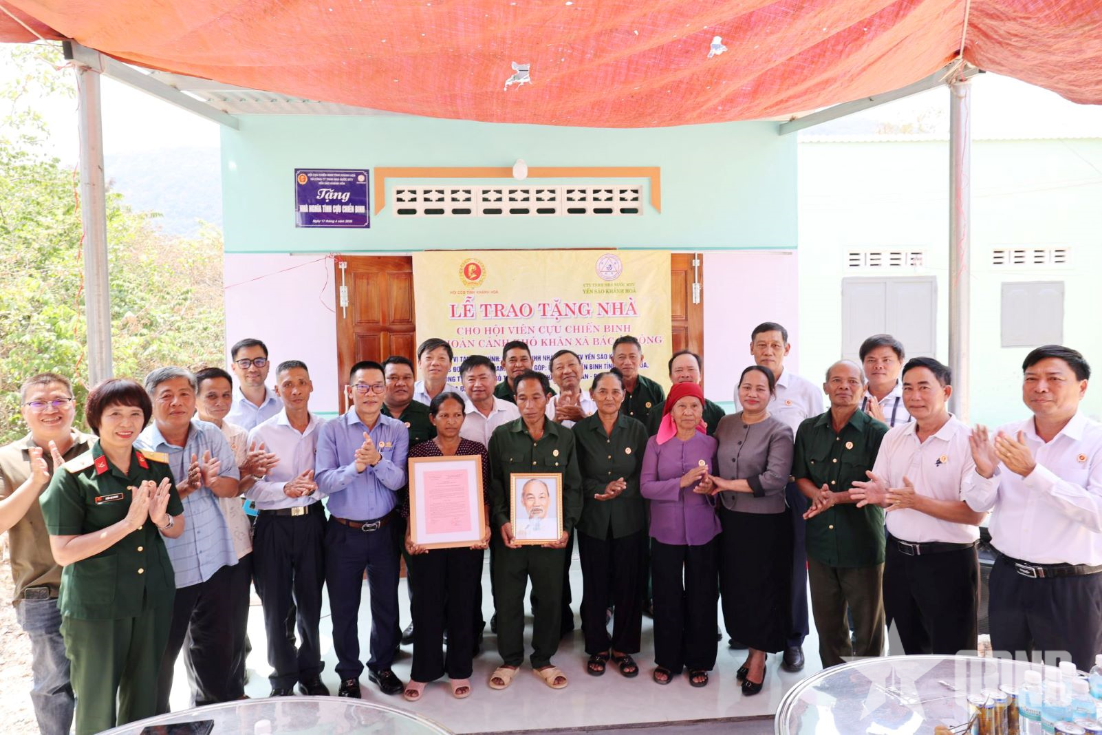 Khánh Hòa: Bàn giao nhà “Nghĩa tình cựu chiến binh” tại xã Bác Ái Đông

