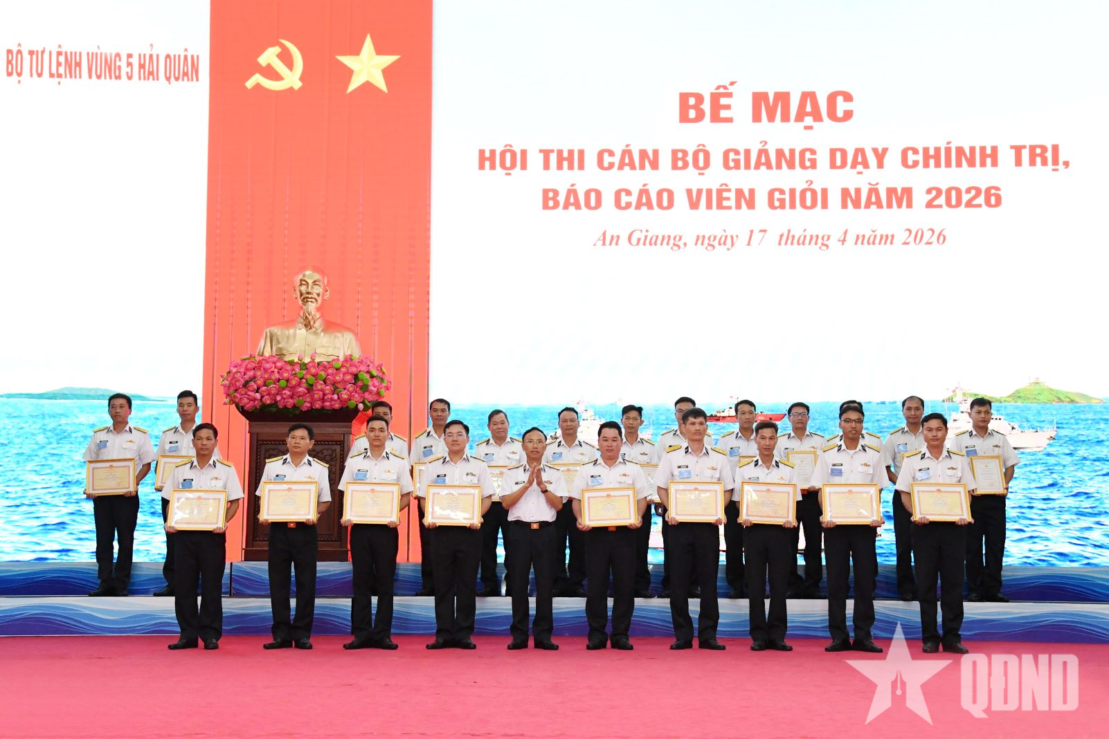 Vùng 5 Hải quân: Hội thi cán bộ giảng dạy chính trị, báo cáo viên giỏi năm 2026