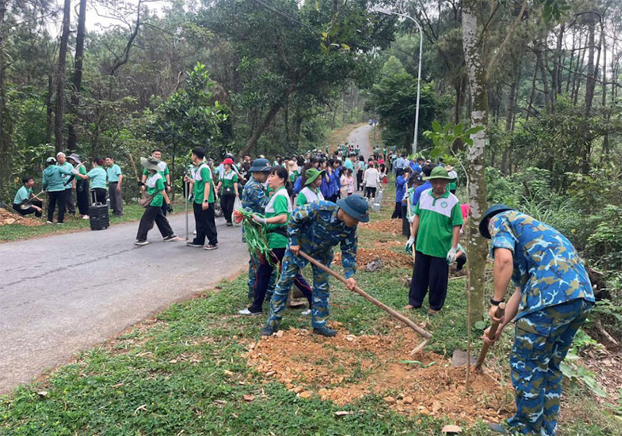 Sư đoàn 363 hưởng ứng tham gia trồng cây xanh năm 2026